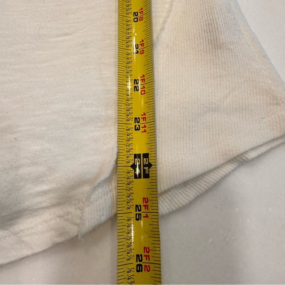 Free People Our Song Henley Women’s Top Lace Long Sleeve Buttons Sz M Ivory - Picture 8 of 11